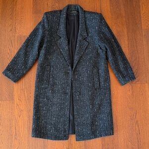 Vintage 1980s Tweed Coat made in USA